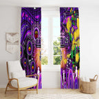 NAIDOC Week 2025 Freo Football Window Curtain Aboriginal Dot Painting
