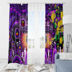 NAIDOC Week 2025 Freo Football Window Curtain Aboriginal Dot Painting