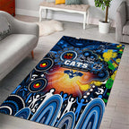 NAIDOC Week 2025 Cats Football Area Rug Aboriginal Dot Painting