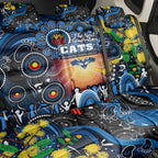 NAIDOC Week 2025 Cats Football Back Car Seat Cover Aboriginal Dot Painting