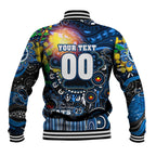 Personalised NAIDOC Week 2025 Cats Football Baseball Jacket Aboriginal Dot Painting