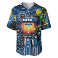 Personalised NAIDOC Week 2025 Cats Football Baseball Jersey Aboriginal Dot Painting