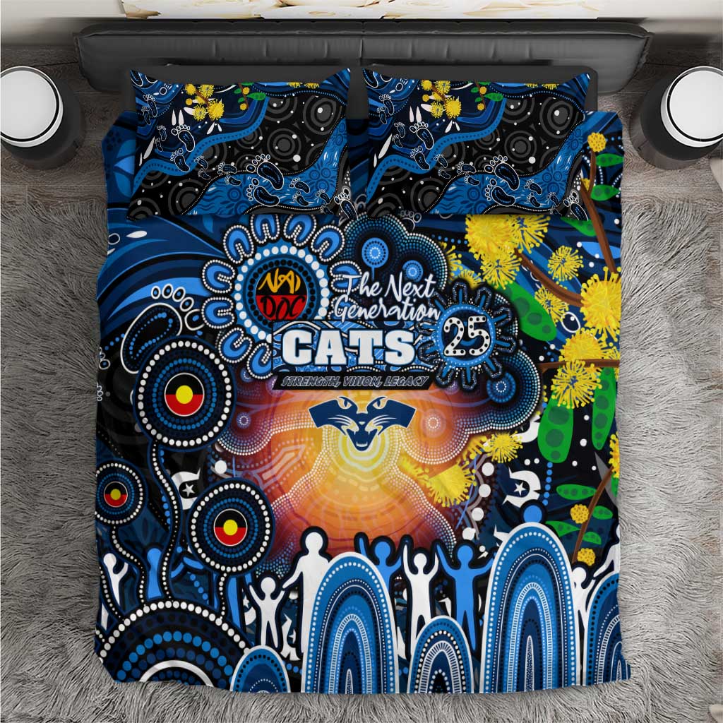 NAIDOC Week 2025 Cats Football Bedding Set Aboriginal Dot Painting
