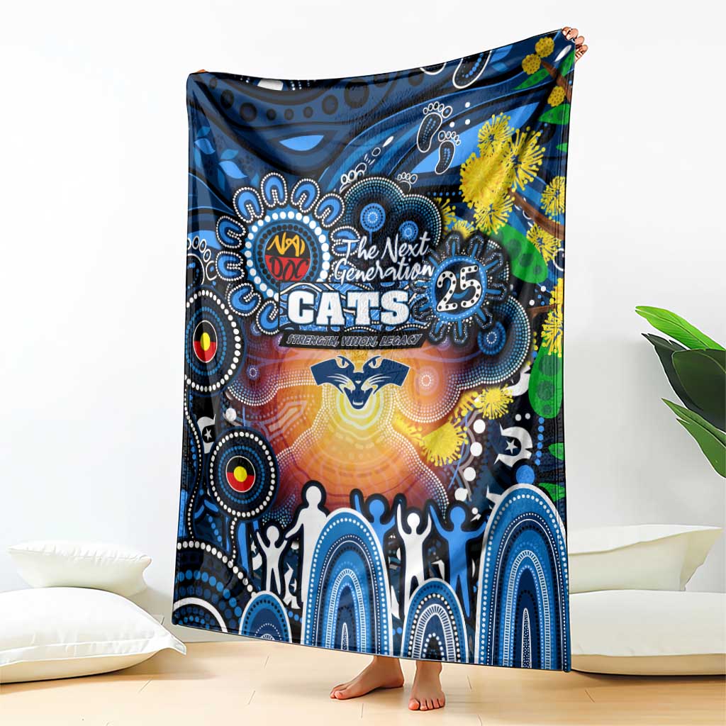 NAIDOC Week 2025 Cats Football Blanket Aboriginal Dot Painting