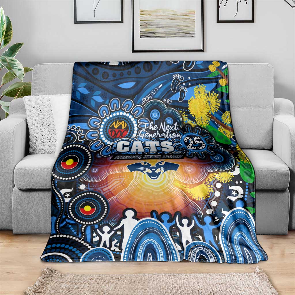 NAIDOC Week 2025 Cats Football Blanket Aboriginal Dot Painting