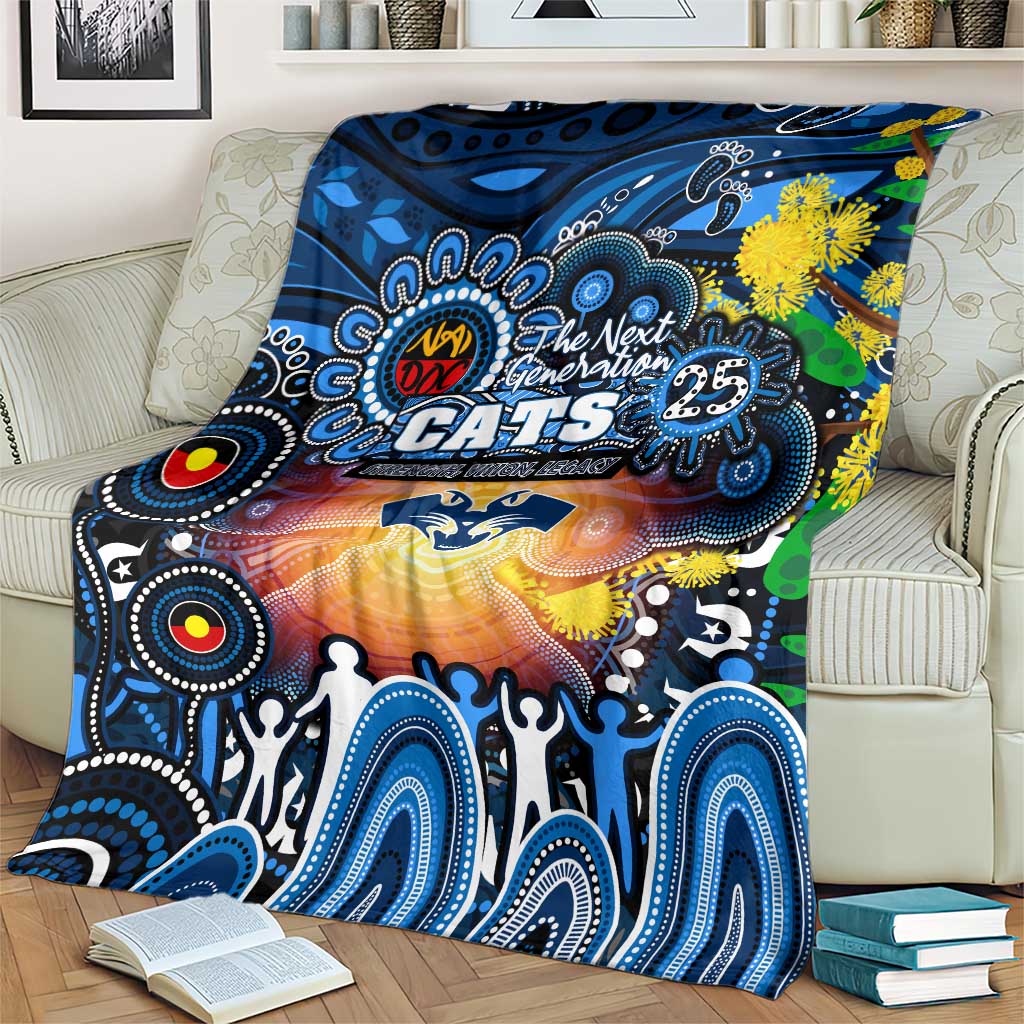 NAIDOC Week 2025 Cats Football Blanket Aboriginal Dot Painting