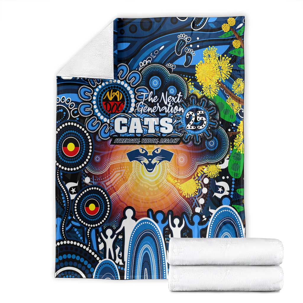 NAIDOC Week 2025 Cats Football Blanket Aboriginal Dot Painting