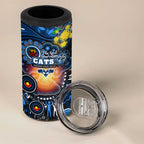 NAIDOC Week 2025 Cats Football 4 in 1 Can Cooler Tumbler Aboriginal Dot Painting