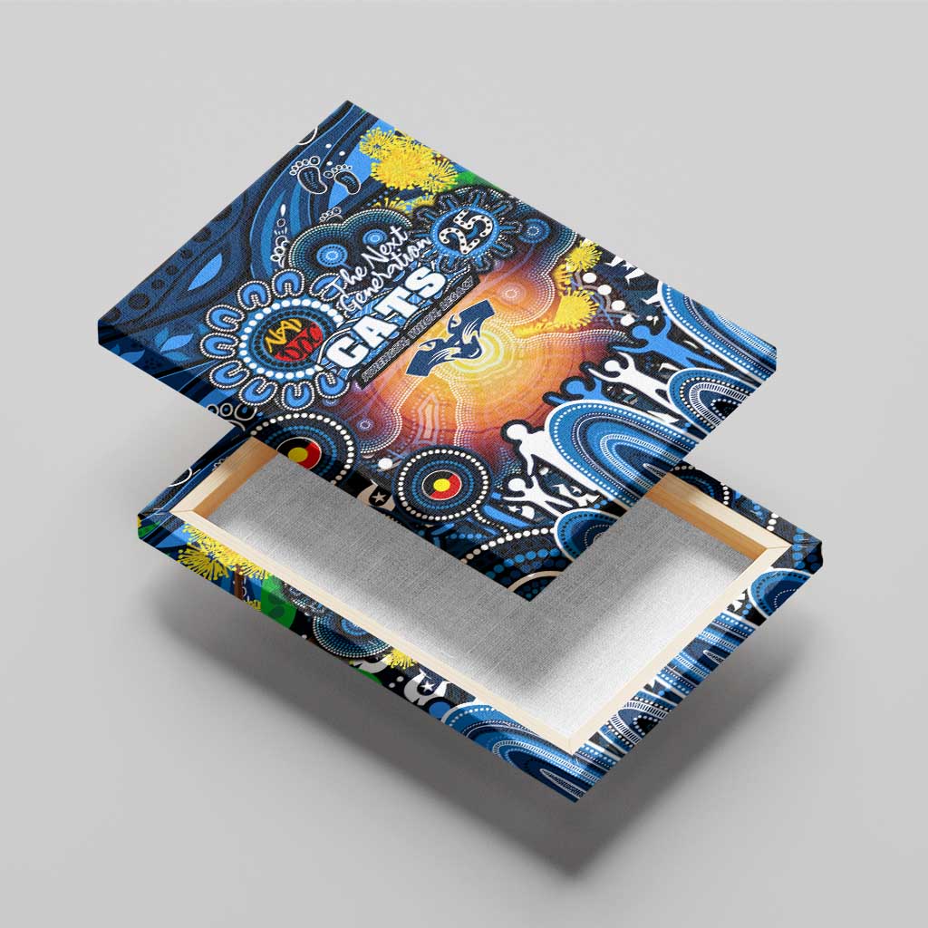 NAIDOC Week 2025 Cats Football Canvas Wall Art Aboriginal Dot Painting