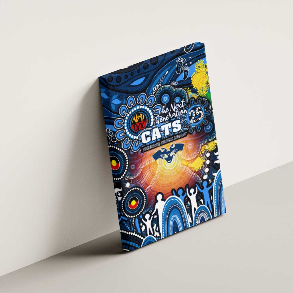 NAIDOC Week 2025 Cats Football Canvas Wall Art Aboriginal Dot Painting