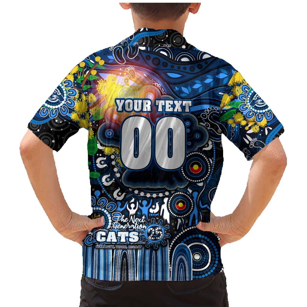 Personalised NAIDOC Week 2025 Cats Football Family Matching Mermaid Dress and Hawaiian Shirt Aboriginal Dot Painting