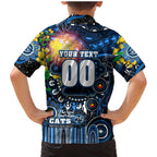 Personalised NAIDOC Week 2025 Cats Football Family Matching Mermaid Dress and Hawaiian Shirt Aboriginal Dot Painting