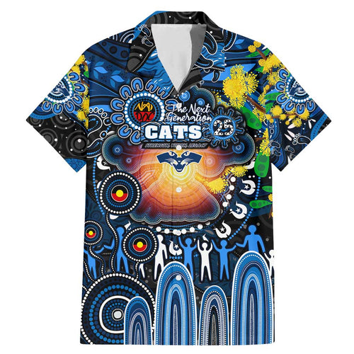 Personalised NAIDOC Week 2025 Cats Football Family Matching Mermaid Dress and Hawaiian Shirt Aboriginal Dot Painting
