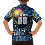 Personalised NAIDOC Week 2025 Cats Football Family Matching Summer Maxi Dress and Hawaiian Shirt Aboriginal Dot Painting