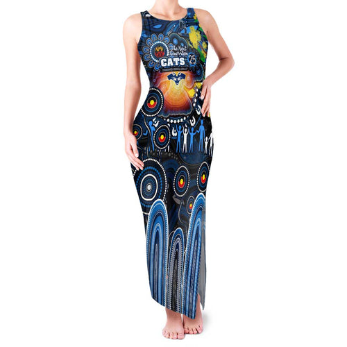 Personalised NAIDOC Week 2025 Cats Football Family Matching Tank Maxi Dress and Hawaiian Shirt Aboriginal Dot Painting