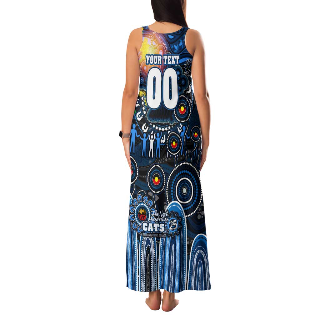 Personalised NAIDOC Week 2025 Cats Football Family Matching Tank Maxi Dress and Hawaiian Shirt Aboriginal Dot Painting