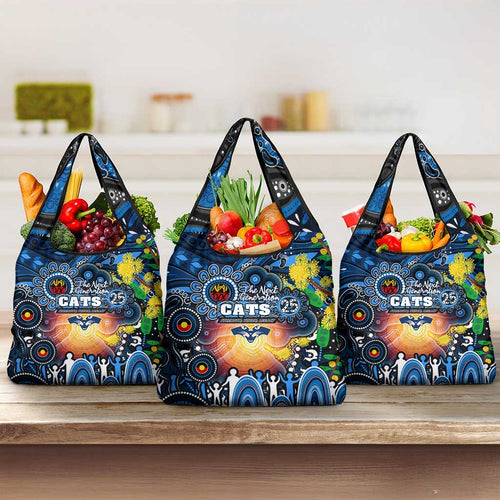 NAIDOC Week 2025 Cats Football Grocery Bag Aboriginal Dot Painting