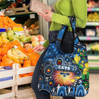NAIDOC Week 2025 Cats Football Grocery Bag Aboriginal Dot Painting