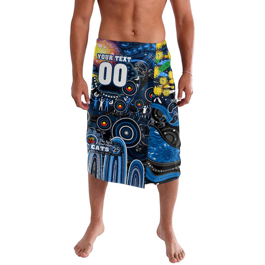 Personalised NAIDOC Week 2025 Cats Football Lavalava Aboriginal Dot Painting