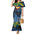 Personalised NAIDOC Week 2025 Cats Football Mermaid Dress Aboriginal Dot Painting