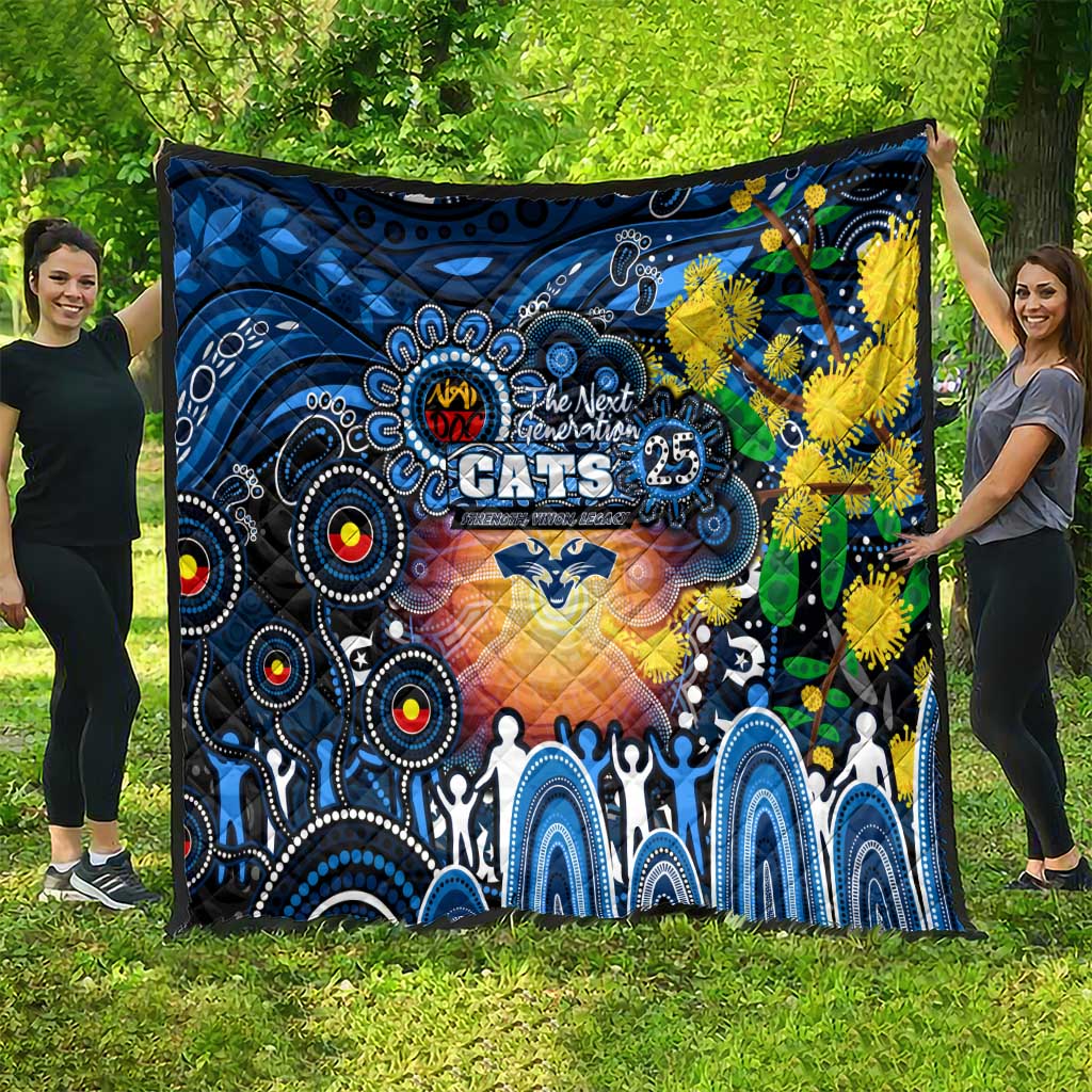 NAIDOC Week 2025 Cats Football Quilt Aboriginal Dot Painting