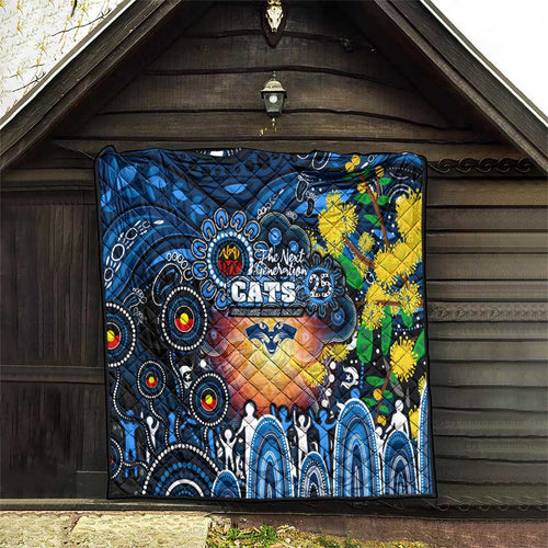 NAIDOC Week 2025 Cats Football Quilt Aboriginal Dot Painting