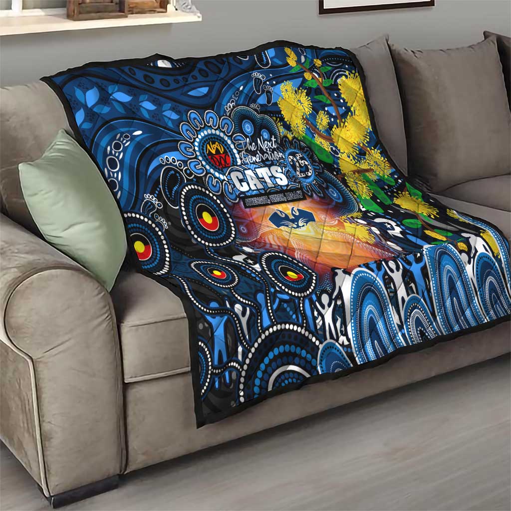 NAIDOC Week 2025 Cats Football Quilt Aboriginal Dot Painting