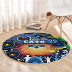 NAIDOC Week 2025 Cats Football Round Carpet Aboriginal Dot Painting
