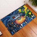 NAIDOC Week 2025 Cats Football Rubber Doormat Aboriginal Dot Painting