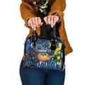 NAIDOC Week 2025 Cats Football Shoulder Handbag Aboriginal Dot Painting