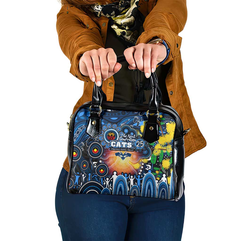 NAIDOC Week 2025 Cats Football Shoulder Handbag Aboriginal Dot Painting