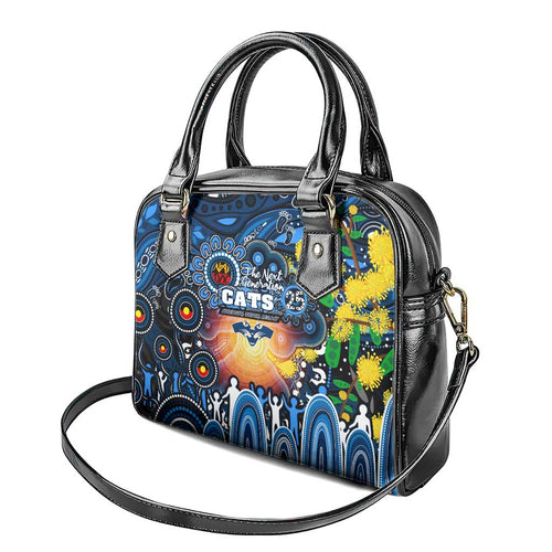 NAIDOC Week 2025 Cats Football Shoulder Handbag Aboriginal Dot Painting