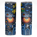 NAIDOC Week 2025 Cats Football Skinny Tumbler Aboriginal Dot Painting