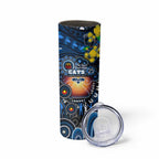 NAIDOC Week 2025 Cats Football Skinny Tumbler Aboriginal Dot Painting