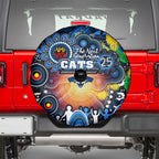 NAIDOC Week 2025 Cats Football Spare Tire Cover Aboriginal Dot Painting