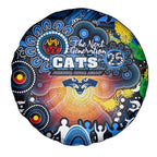 NAIDOC Week 2025 Cats Football Spare Tire Cover Aboriginal Dot Painting