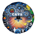 NAIDOC Week 2025 Cats Football Spare Tire Cover Aboriginal Dot Painting