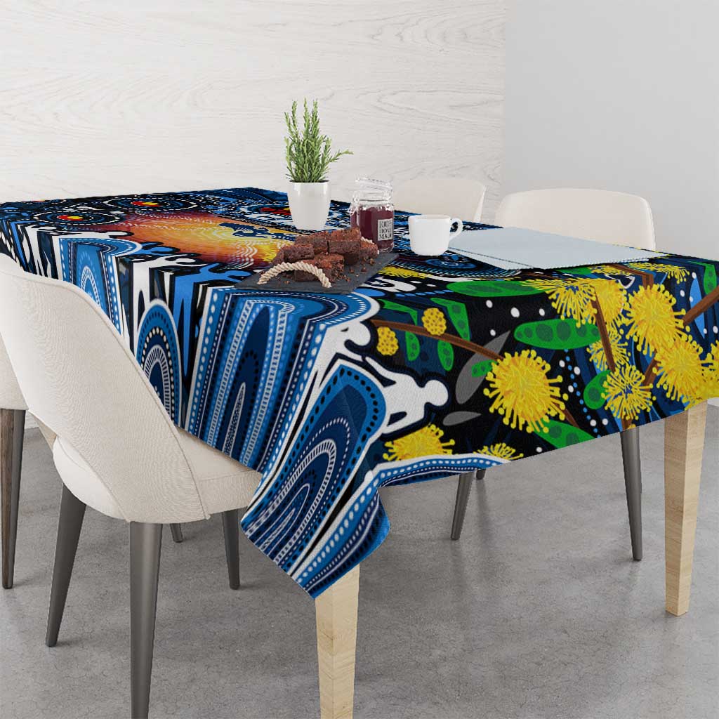NAIDOC Week 2025 Cats Football Tablecloth Aboriginal Dot Painting
