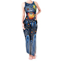 Personalised NAIDOC Week 2025 Cats Football Tank Maxi Dress Aboriginal Dot Painting