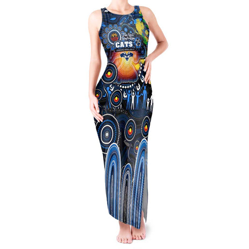 Personalised NAIDOC Week 2025 Cats Football Tank Maxi Dress Aboriginal Dot Painting