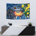 NAIDOC Week 2025 Cats Football Tapestry Aboriginal Dot Painting
