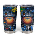NAIDOC Week 2025 Cats Football Tumbler Cup Aboriginal Dot Painting