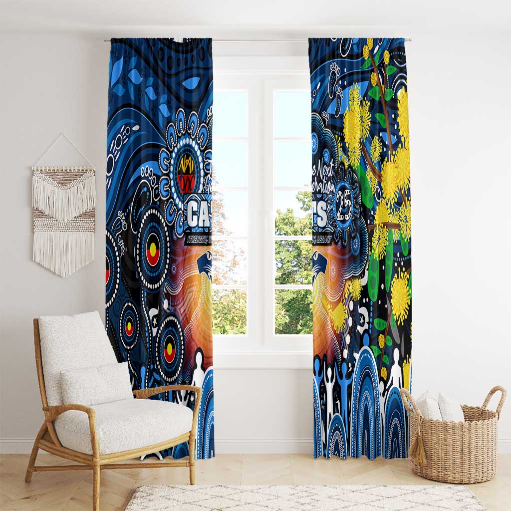 NAIDOC Week 2025 Cats Football Window Curtain Aboriginal Dot Painting