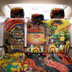 NAIDOC Week 2025 Suns Football Back Car Seat Cover Aboriginal Dot Painting