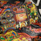 NAIDOC Week 2025 Suns Football Back Car Seat Cover Aboriginal Dot Painting