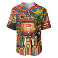 Personalised NAIDOC Week 2025 Suns Football Baseball Jersey Aboriginal Dot Painting