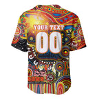 Personalised NAIDOC Week 2025 Suns Football Baseball Jersey Aboriginal Dot Painting