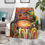 NAIDOC Week 2025 Suns Football Blanket Aboriginal Dot Painting