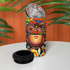 NAIDOC Week 2025 Suns Football 4 in 1 Can Cooler Tumbler Aboriginal Dot Painting