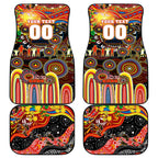 NAIDOC Week 2025 Suns Football Car Mats Aboriginal Dot Painting